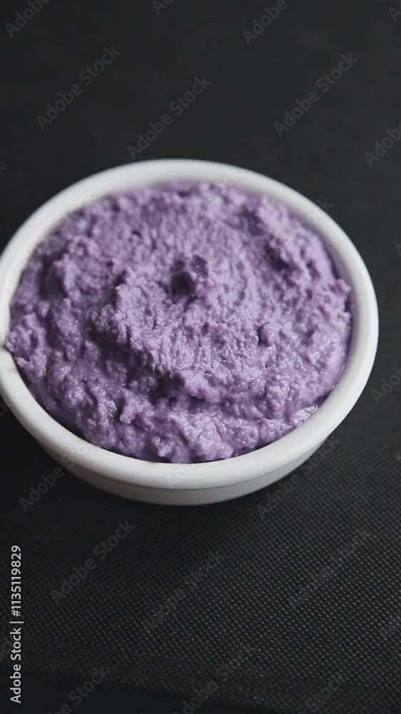 purple mashed potatoes fresh tasty food dish delicious gourmet food background on the table rustic food top view copy space keto and paleo diet Vegetarian and vegan food purple mashed potatoes fresh tasty food dish delicious gourmet food background on the table rustic food top view copy space keto and paleo diet Vegetarian and vegan food
