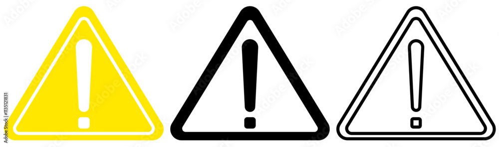 attention sign, danger warning, vector illustration attention sign, danger warning, vector illustration