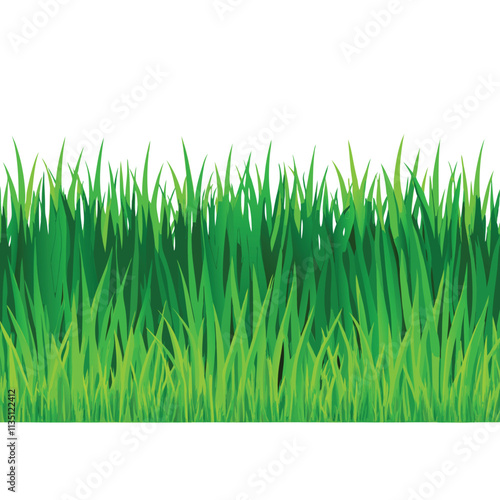 Vibrant Green Grass Texture Seamless Background