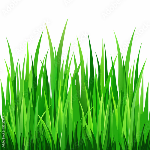 Vibrant Green Grass Texture Seamless Background