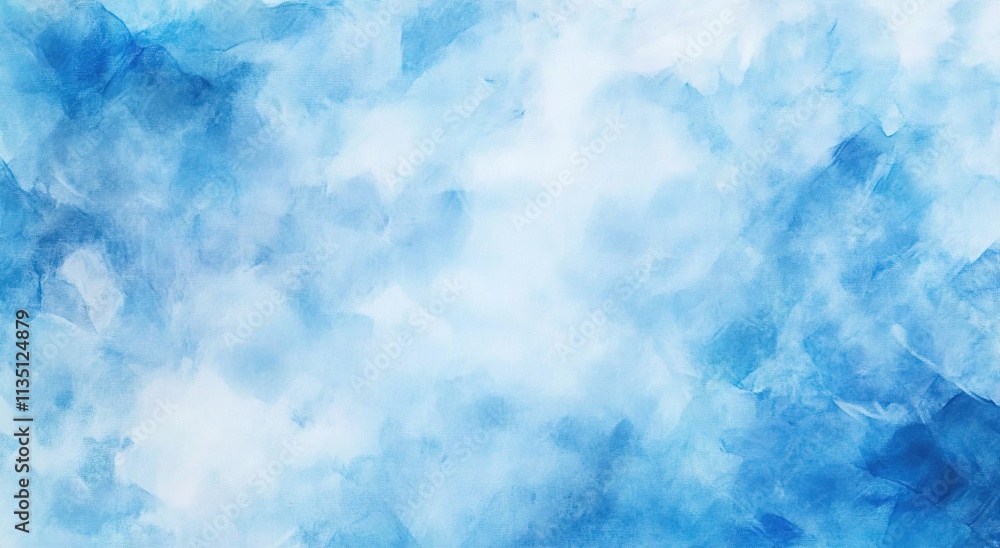 Abstract blue watercolor background with a light sky-blue color and white brush strokes, creating an artistic and fluid pattern. Abstract blue watercolor background with a light sky-blue color and white brush strokes, creating an artistic and fluid pattern.