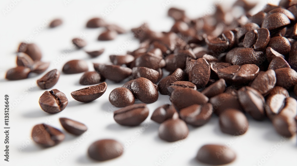 Naklejka premium Close-up of coffee beans