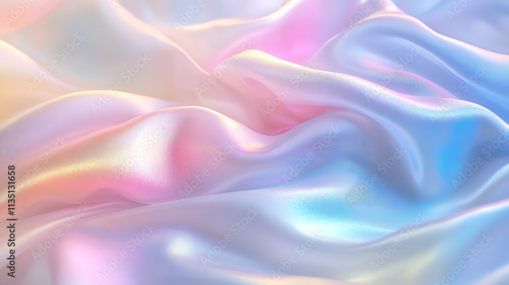Holographic pastel rainbow background with irides Holographic pastel rainbow background with irides