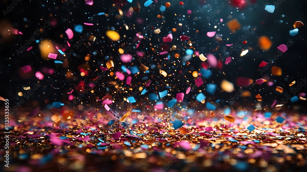 Confetti Falling Through the Air
Confetti Falling Through the Air