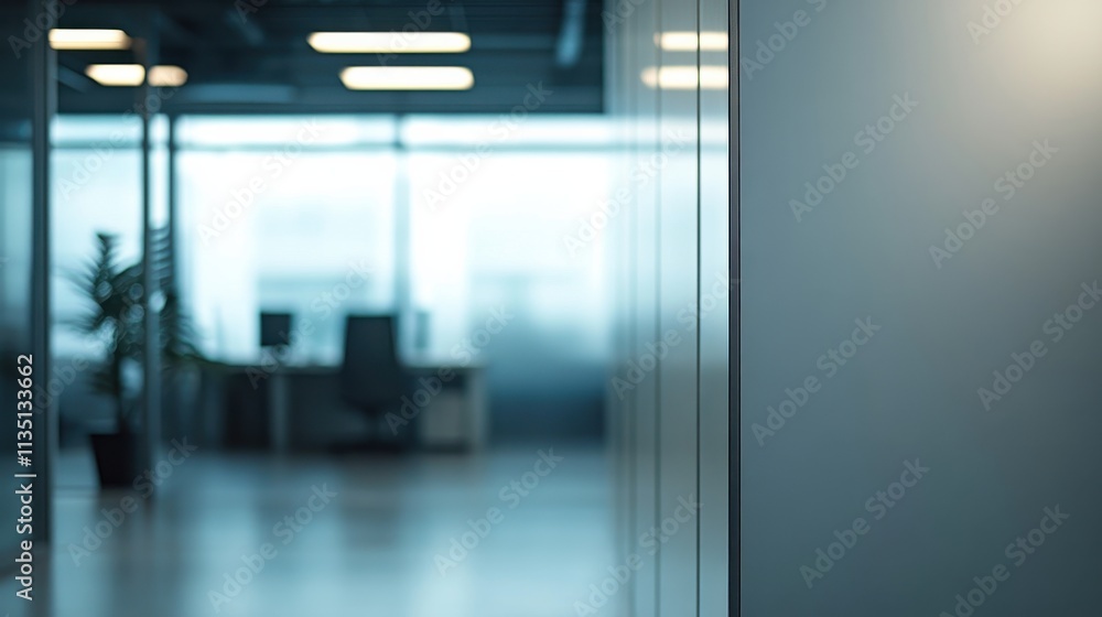 Modern Office Interior Design - Blurred View Modern Office Interior Design - Blurred View