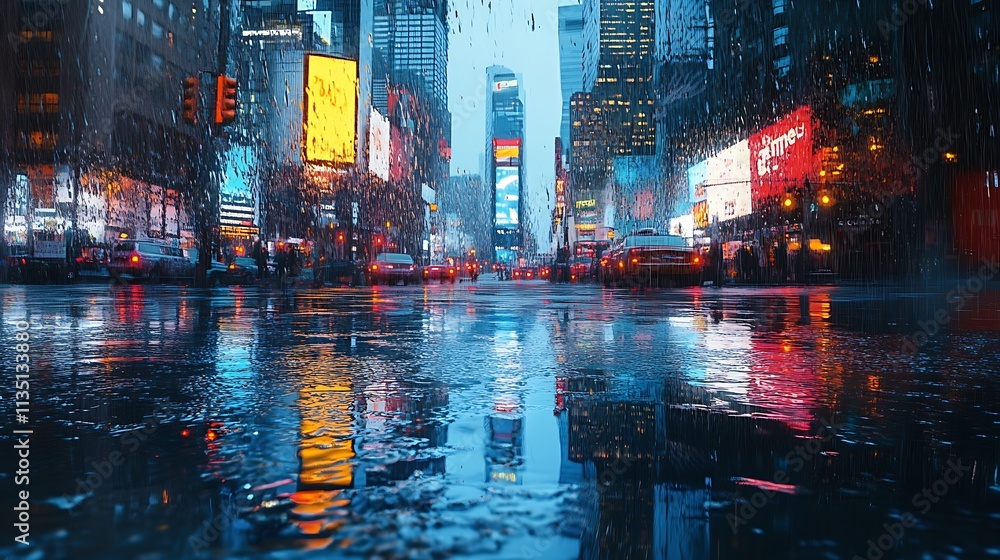 Urban Mystique Illustration with Cityscapes, Neon Lights, and Mysterious Atmosphere Urban Mystique Illustration with Cityscapes, Neon Lights, and Mysterious Atmosphere