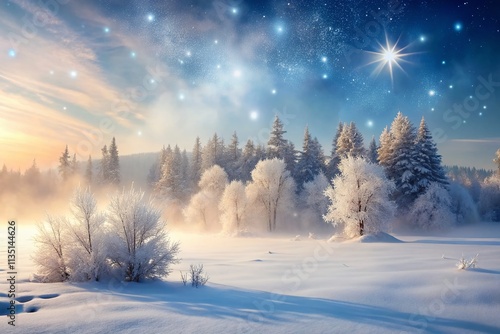 Wallpaper Mural Serene White Gradient Winter Landscape with Soft Fog and Gentle Snow Wind Capturing the Essence of Tranquil Cold Weather Torontodigital.ca