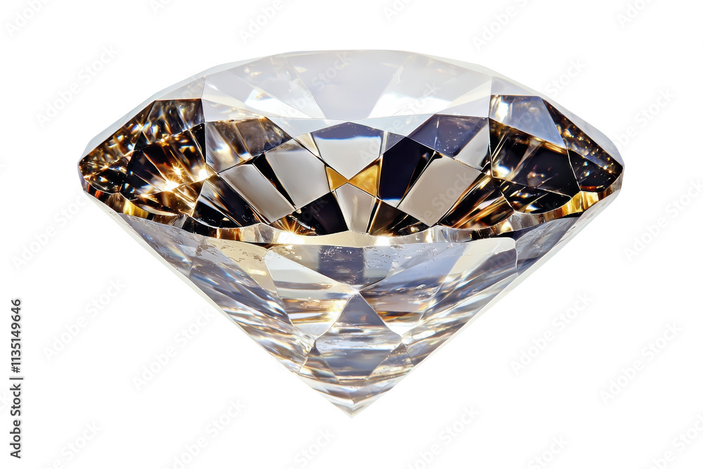 A brilliant diamond with multifaceted surfaces reflecting light, showcasing its exquisite clarity and elegance. A brilliant diamond with multifaceted surfaces reflecting light, showcasing its exquisite clarity and elegance.