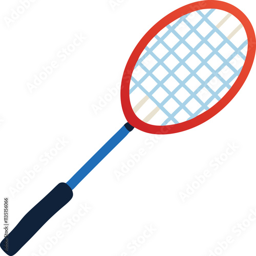 badminton racket and shuttlecock