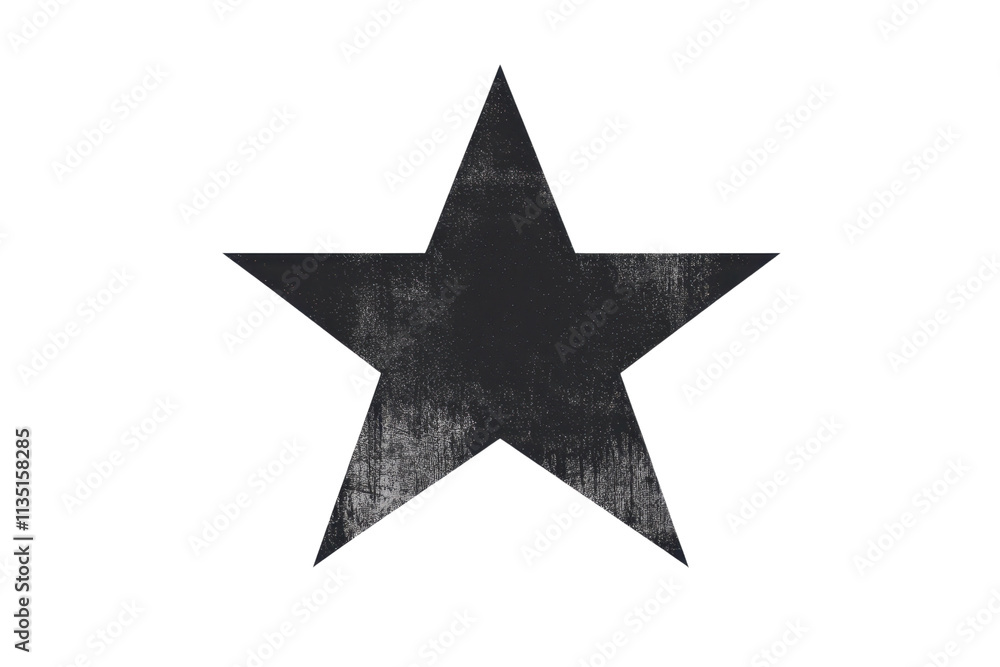A dark, textured star shape with a rugged surface, conveying a bold and striking appearance. A dark, textured star shape with a rugged surface, conveying a bold and striking appearance.