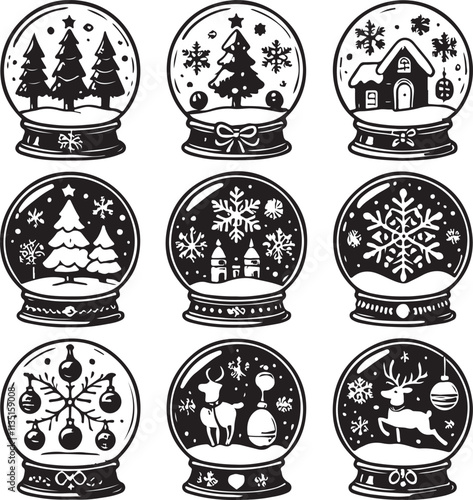 Snow Globe Icons - Multi Series