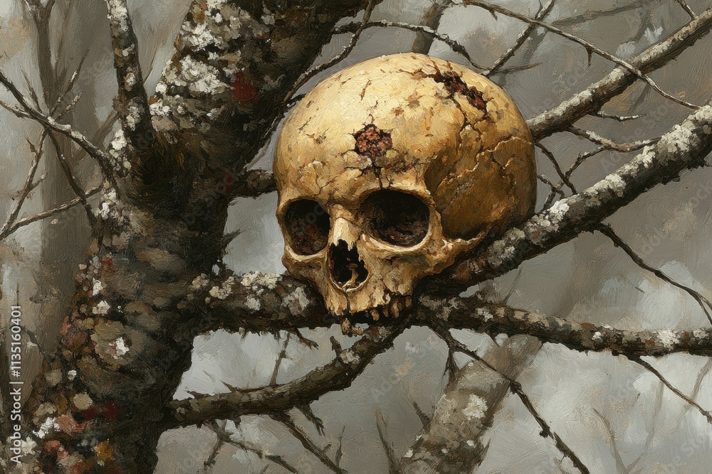 Skull in the Branches Skull in the Branches