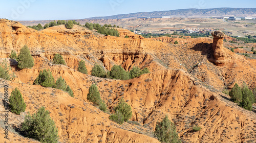 Rambla Barrachina mountain range in Teruel, Spain photo