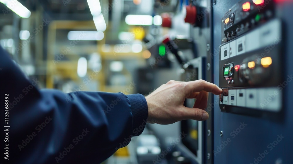 Industrial Control Panel Operation - Precision and Efficiency in Manufacturing Industrial Control Panel Operation - Precision and Efficiency in Manufacturing