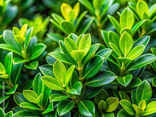 Stunning Close-Up of Eriospermum bowieanum Plant with Green Leaves in Natural Habitat, Perfect for Botanical Illustrations and Educational Content, Isolated on White Background photo