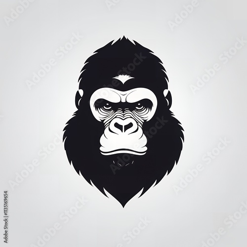 Powerful Gorilla Portrait photo