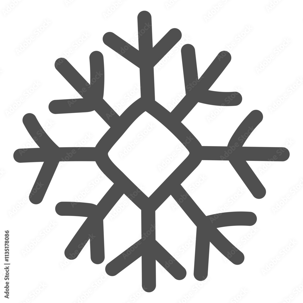 Snowflake Hand drawing Snowflake Hand drawing