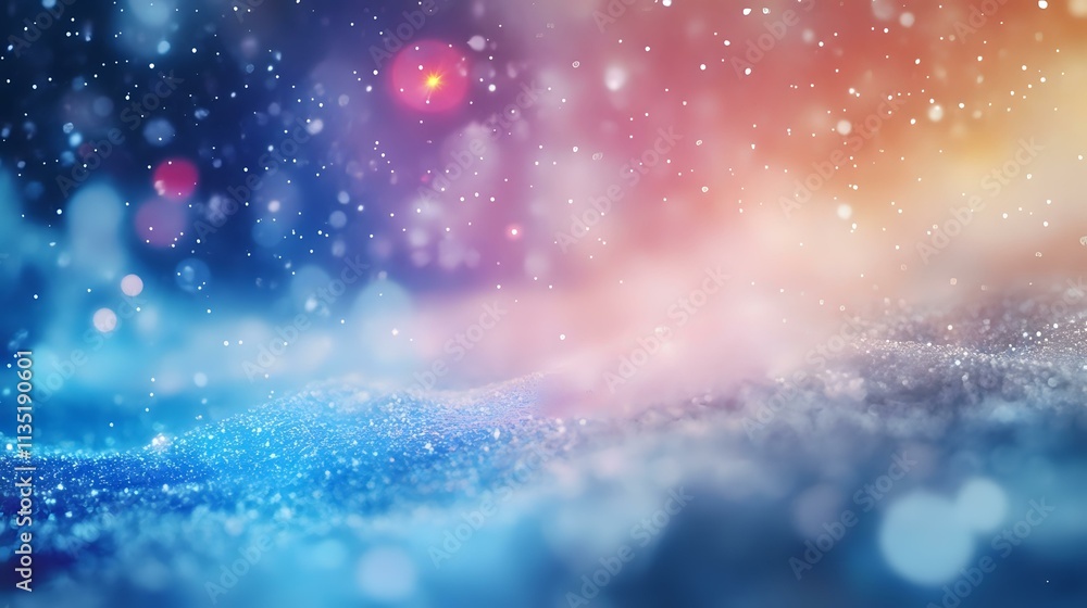 Majestic glacier new year celebrations Abstract Background With Defocused Bokeh Lights, glowing icy blues and a vivid aurora overhead Majestic glacier new year celebrations Abstract Background With Defocused Bokeh Lights, glowing icy blues and a vivid aurora overhead