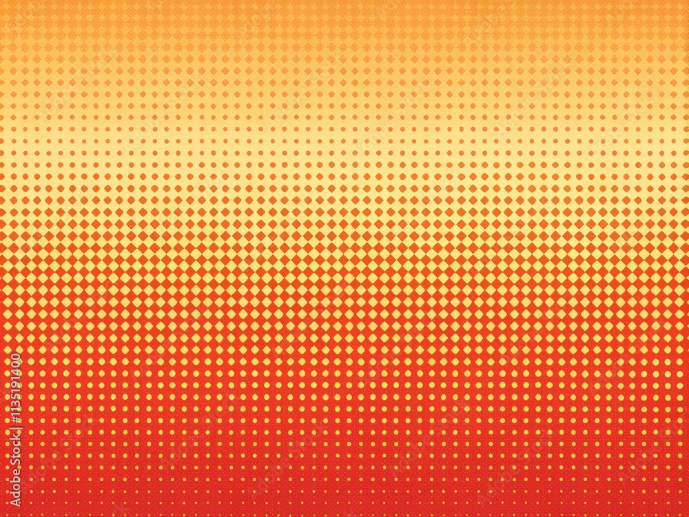 Sunset Gradient Halftone Pattern with Distressed Orange and Peach Textures for Vibrant Background Design Sunset Gradient Halftone Pattern with Distressed Orange and Peach Textures for Vibrant Background Design