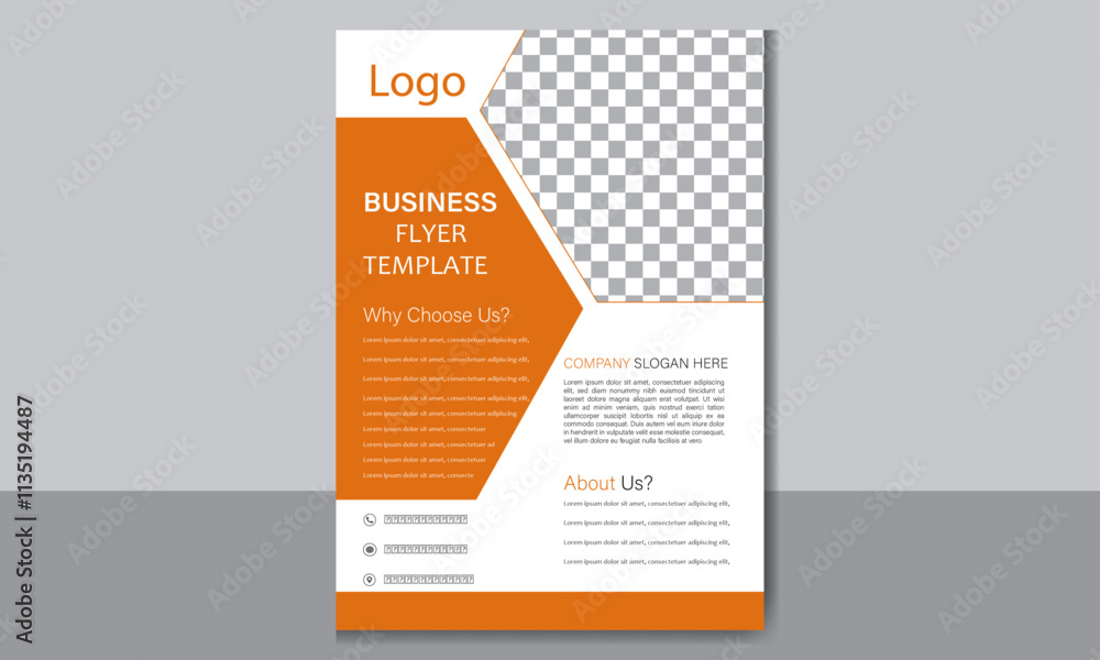 Corporate business flyer template design Corporate business flyer template design