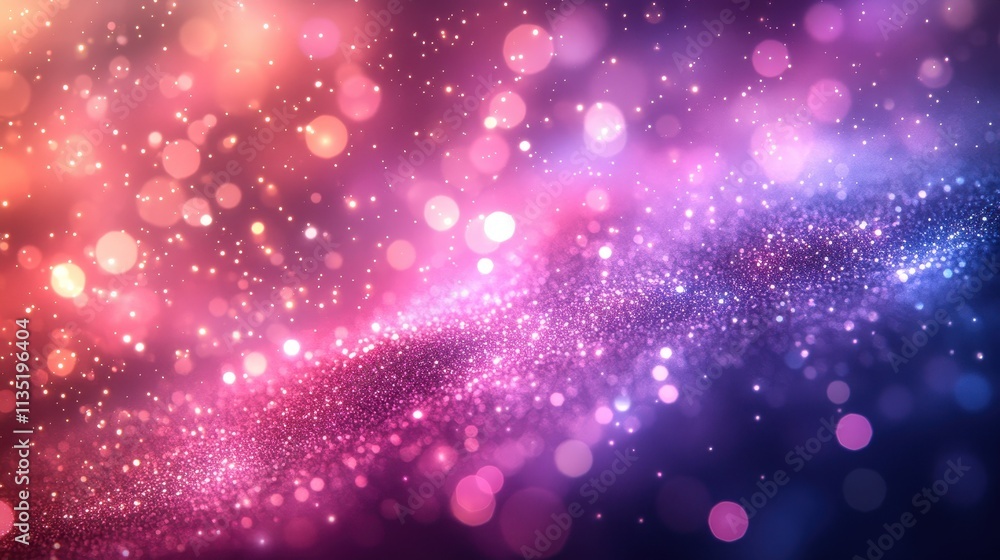 Sparkling Pink and Purple Glitter Background Shimmering Bokeh Lights and Texture for Festive Designs Sparkling Pink and Purple Glitter Background Shimmering Bokeh Lights and Texture for Festive Designs