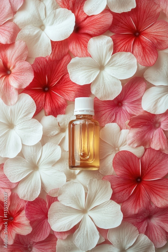 Plumeria essential oil in a bottle. Selective focus. Plumeria essential oil in a bottle. Selective focus.