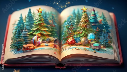 Wallpaper Mural 크리스마스 휴가 장면으로 가득 찬 일기 Torontodigital.ca