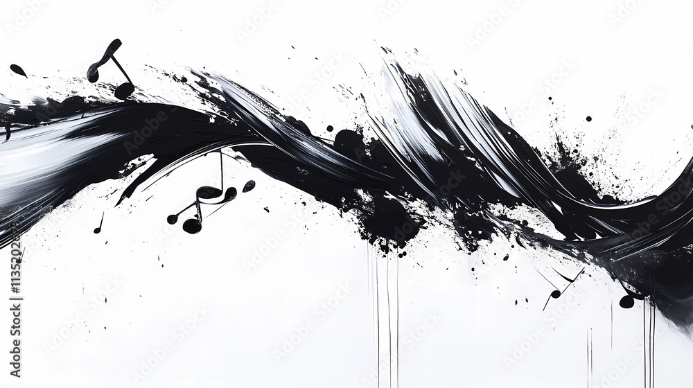 abstract depicting black abstract depicting black