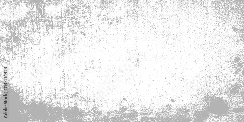 White old concrete wall grunge texture - wide banner format background with copy space for text. Grunge gray texture of chips, cracks, scratches, Soft white grunge. eps 10