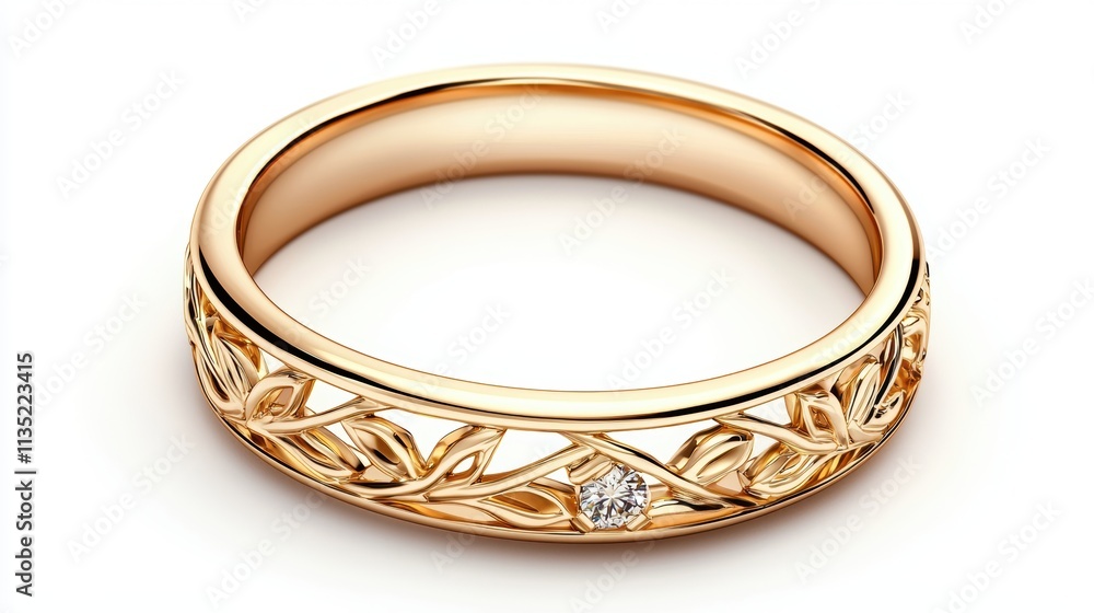 Ultra-detailed Hyper-realistic image of a gold ring on a pure white background, isolated, sharp details Ultra-detailed Hyper-realistic image of a gold ring on a pure white background, isolated, sharp details