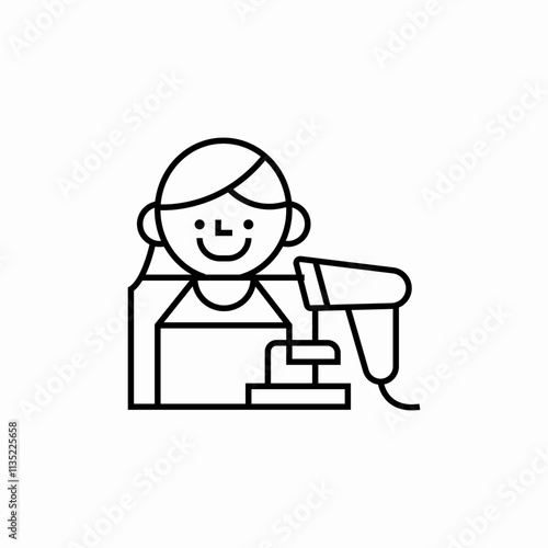 cash register icon sign vector