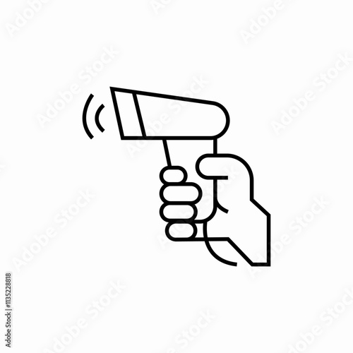 product scanner barcode icon sign vector