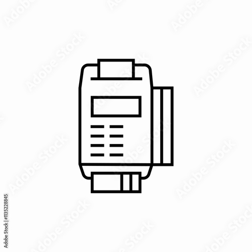 pos payment icon sign vector