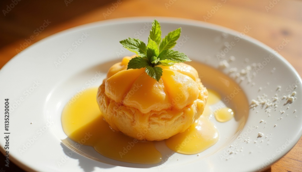 Delicious Crème Brûlée with Caramelized Top Delicious Crème Brûlée with Caramelized Top