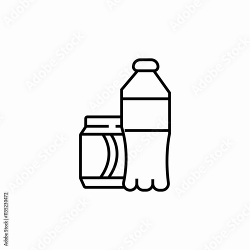 soda drinks icon sign vector