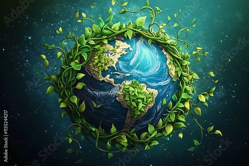 ESG environment social governance investment business concept.  Generated By Ai