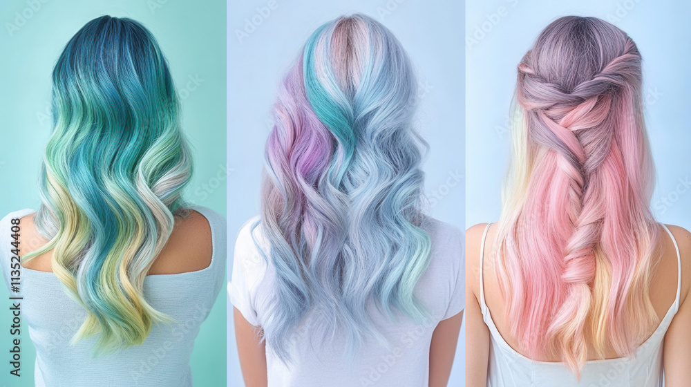 Vibrant Rainbow Hairstyles for Creative Styles Vibrant Rainbow Hairstyles for Creative Styles