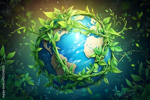 ESG environment social governance investment business concept.  Generated By Ai