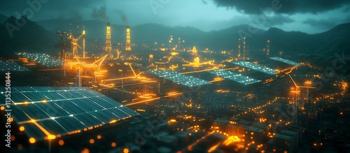 ESG environment social governance investment business concept.  Generated By Ai