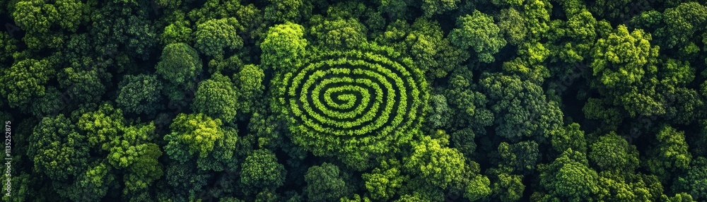 Aerial View Spiral Forest Pattern, Green Canopy, Nature Concept, Drone Photography Forest, Nature Photography Aerial View Spiral Forest Pattern, Green Canopy, Nature Concept, Drone Photography Forest, Nature Photography