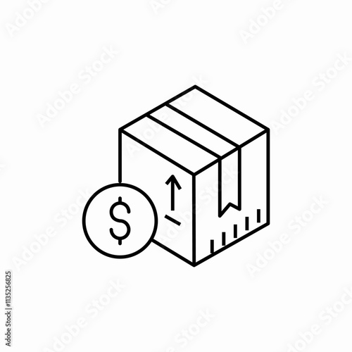 delivery payment icon sign vector