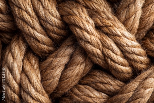 Intricate Knotted Rope Texture photo