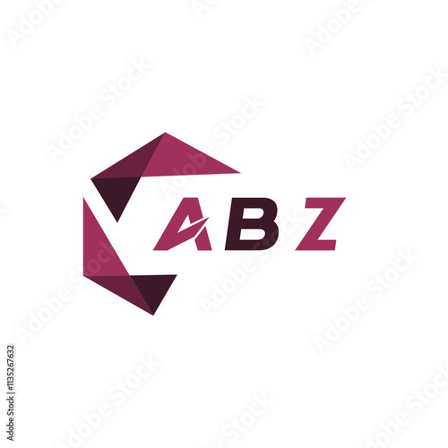 ABZ creative minimalist letter logo. ABZ unique vector initials alphabet letter logo design photo