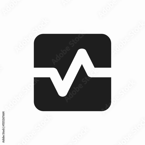 heart pulse icon sign vector