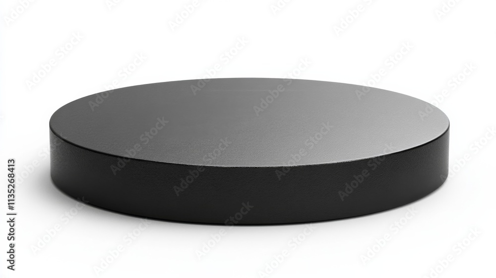 Black Circular Pedestal Display Black Circular Pedestal Display