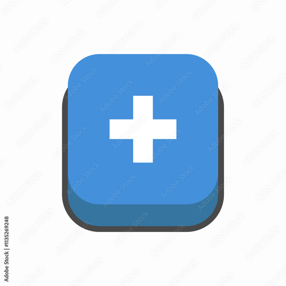 plus add create button icon sign vector plus add create button icon sign vector
