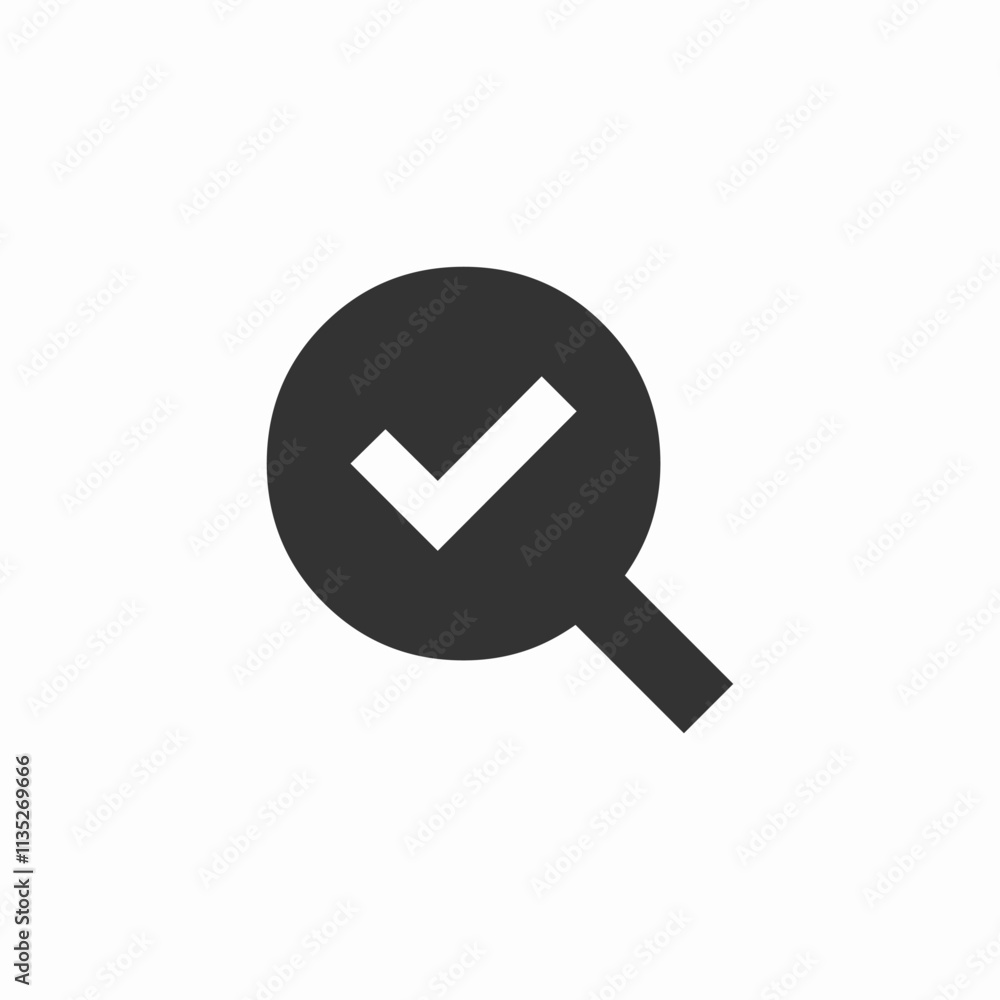search complete icon sign vector search complete icon sign vector