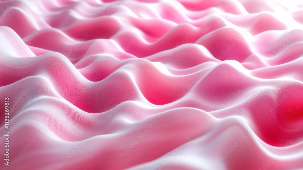 Obraz premium Abstract Pink Waves