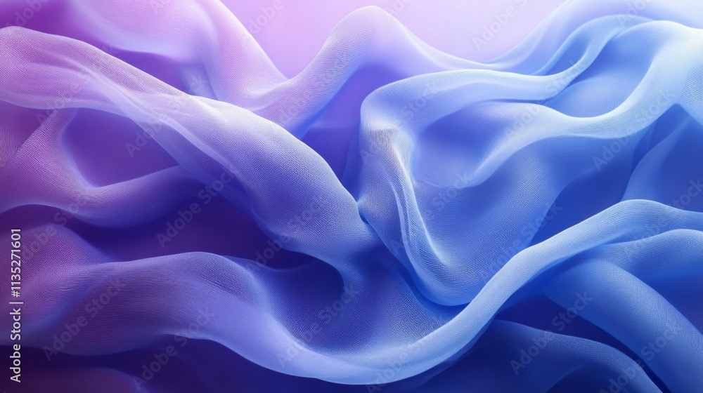 Obraz premium Flowing Fabric Art