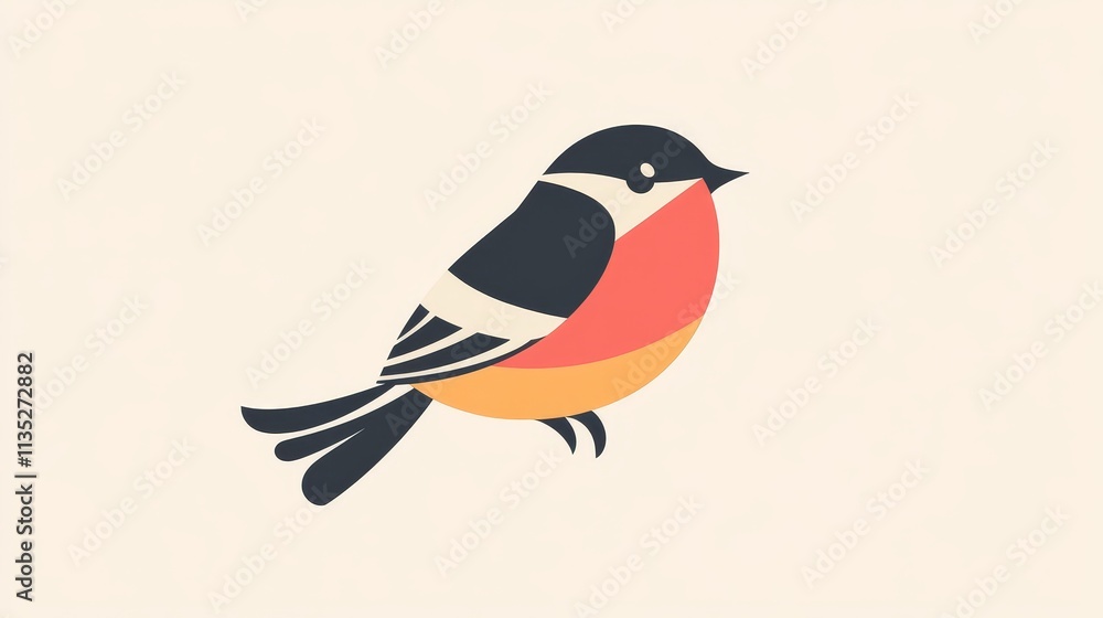 Fototapeta premium bird icon. sign design